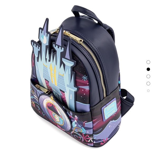 Disney Loungefly Cinderella castle mini backpack - Picture 2 of 8